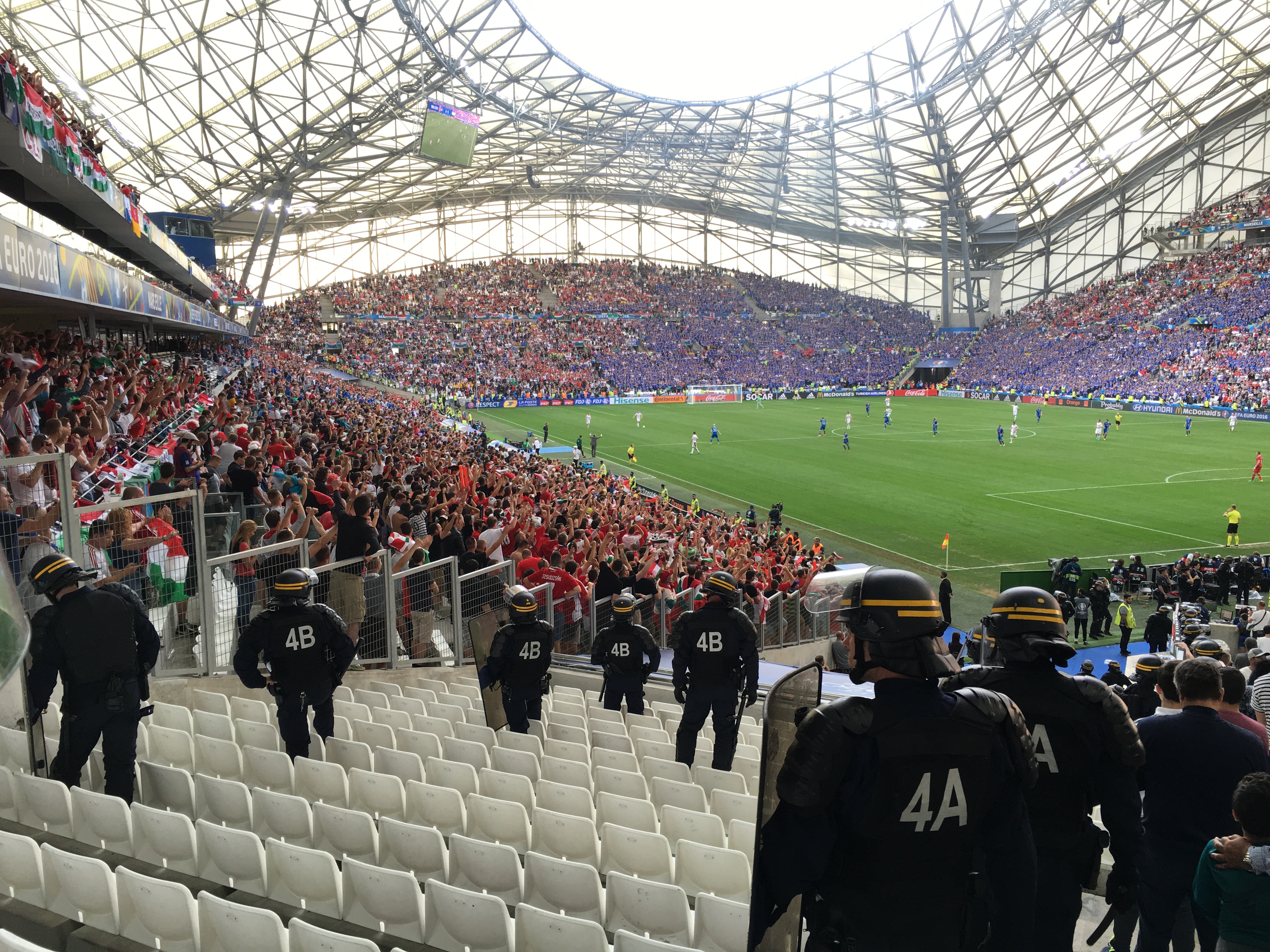 The Stade Velodrome in Marseille