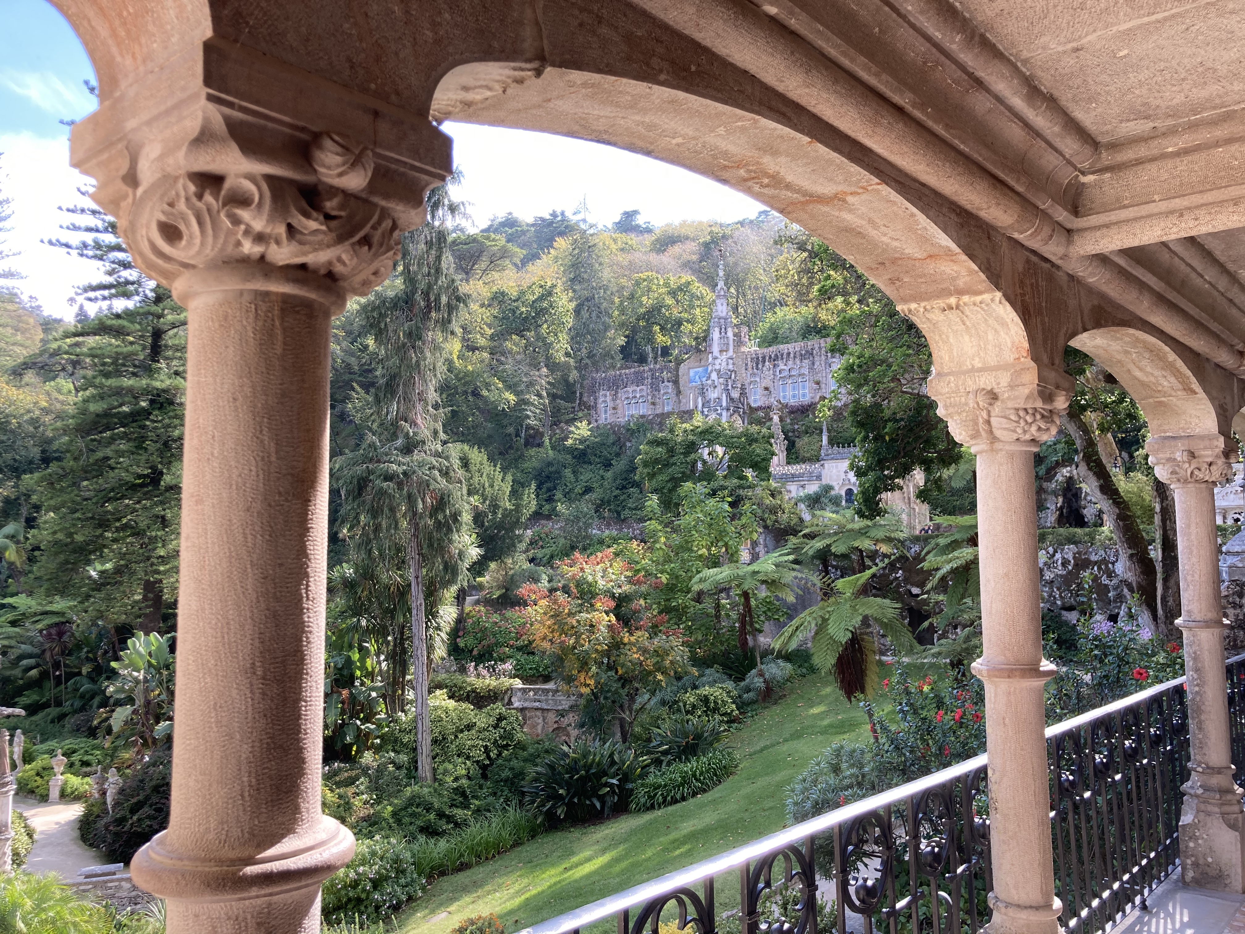Looking out over the grounds at Quinta de Regaleira